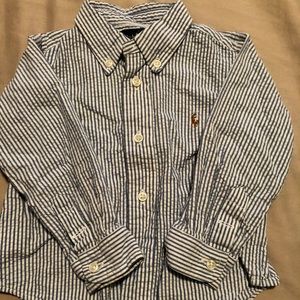 Baby boy polo button up